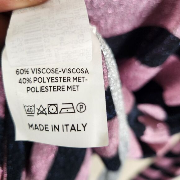 Hilfiger Collection LS Colorblock Crest Shield Drawstring Lightweight Sweater XS - Picture 8 of 9